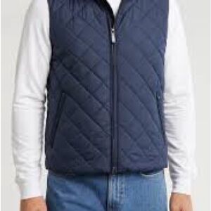 Free Country Men's Quilted Navy Vest. XXL NICE VEST